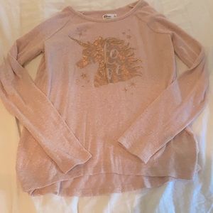 Pink Unicorn Long Sleeves for Girls!